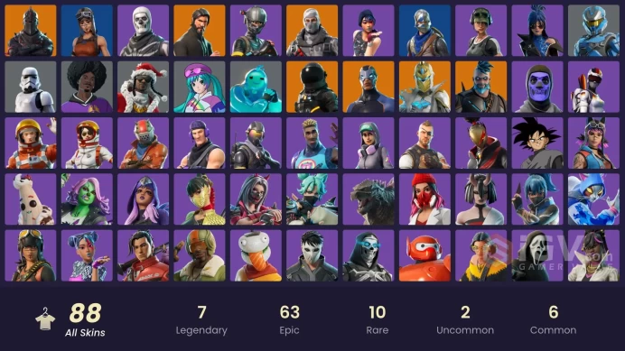 [PC/PSN/XBOX] 87 skins | Og Skull Trooper | OG Raiders Revenge | Black Knight | Sparkle Specialist | The Reaper | Blue Squire | 700 VB