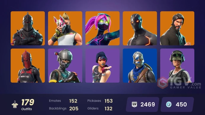 [PC/PSN/XBOX] 179 skins | Black Knight | Sparkle Specialist | The Reaper | Blue Squire | Royale Knight | Elite Agent | 450 VB