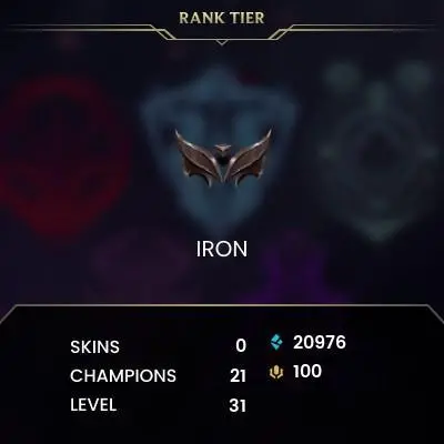 [EUW] | 37510+ Blue Essence | LVL 30 | Completed 10 games and can directly rank | Full Access | Instant Delivery | Unverified Email |B17