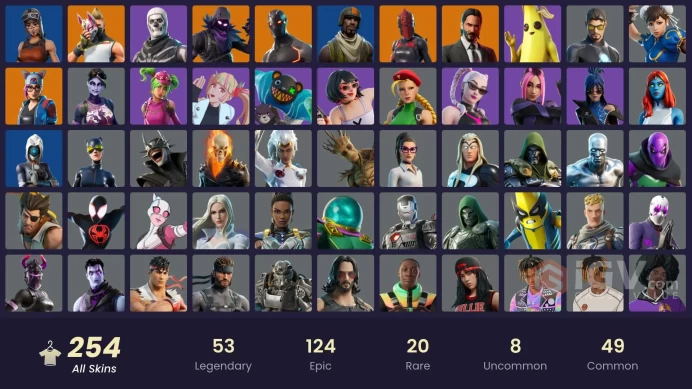 *[PC/XBOX/PSN] 251 skins | OG STW | Renegade Raider | Aerial Assault Trooper | Omega (stage 5) | Rogue Agent | Luxe | Rox | Son Goku | 3450 VB