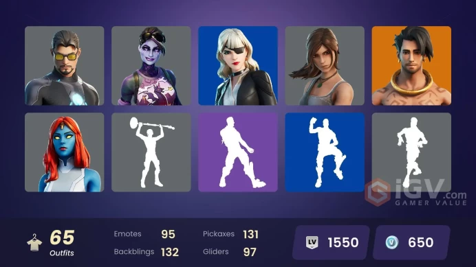 *[PC/XBOX/PSN/NINT] | OG STW | 65 skins | Snake Eyes | Kymera | Spire Assassin | The Scientist | Raz | Joey | Dark Bomber | Groot | Mysterio