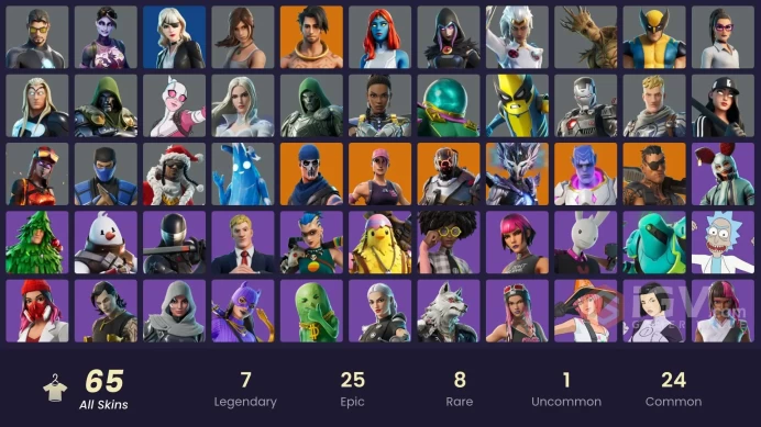 *[PC/XBOX/PSN/NINT] | OG STW | 65 skins | Snake Eyes | Kymera | Spire Assassin | The Scientist | Raz | Joey | Dark Bomber | Groot | Mysterio