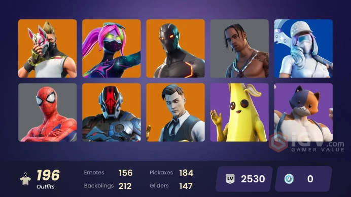 [PC/PSN] 195 skins | OG STW | Travis Scott | Merry Mint Axe | Gold Midas | Gold Meowscles | Gold Brutus | Keri Commander | Rogue Agent | Blitz
