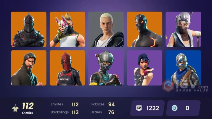 [PC/XBOX] 112 skins | Black Knight | Sparkle Specialist | The Reaper | Blue Squire | Royale Knight | Elite Agent | Blue Team Leader | 0 VB