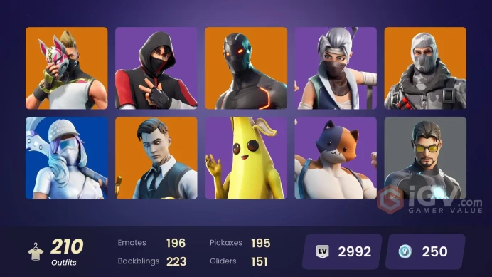 [PC/PSN] 209 skins | IKONIK | Gold Brutus | Omega (stage 5) | Gold Meowscles | Gold Midas | Rogue Agent | Havoc | Tiki Tackler | 250 VB