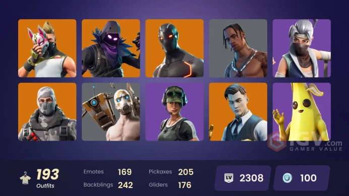 [PC/XBOX] 192 skins | OG STW | Travis Scott | Omega (stage 5) | Gold Midas | Rogue Agent | Tart Tycoon | Trailblazer | Havoc | Florin | 100 VB