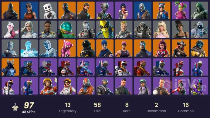 [PC/PSN/XBOX] 97 skins | OG STW | Renegade Raider | Black Knight | Sparkle Specialist | The Reaper | Blue Squire | Royale Knight | 0 VB