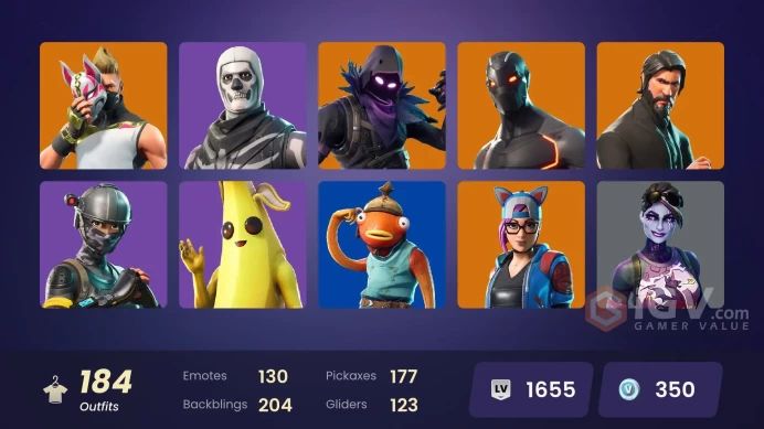 [PC] 184 skins | OG STW | The Reaper | Elite Agent | WORLD CUP | Rogue Agent | Prodigy | A.I.M. | Omega | Ravage | Blackheart | Drift | 350 VB