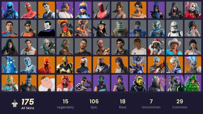 !! [PC/XBOX/PSN] 175 skins !! | Honor Guard | Neo Versa | Tart Tycoon | Valeria | Gear Specialist Maya |  Spectra Knight | Omegarok 