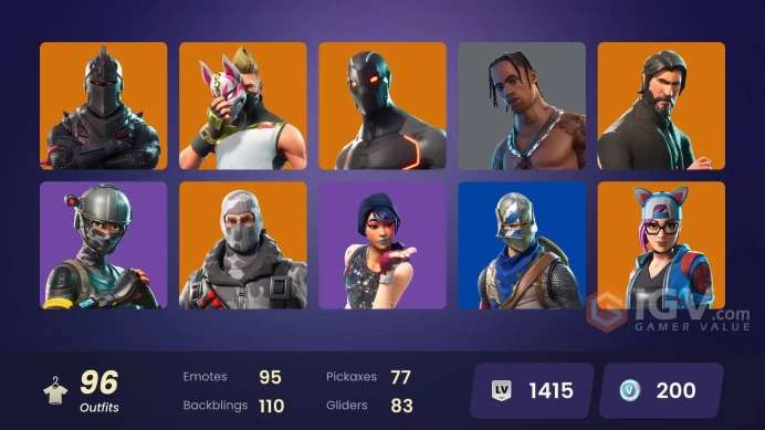 14006[PC/PSN/XBOX]Black Knight|Sparkle Specialist|The Reaper|Blue Squire|Royale Knight|Elite Agent|Travis Scott|Omega (stage 5)