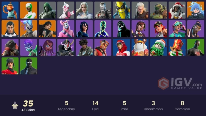 14011[PC/PSN/XBOX]Era|Backlash|The Ageless|Renzo the Destroyer|Nezumi|Gwenpool|Emma Frost|Doom|Peelverine|War Machine|Doom Slayer