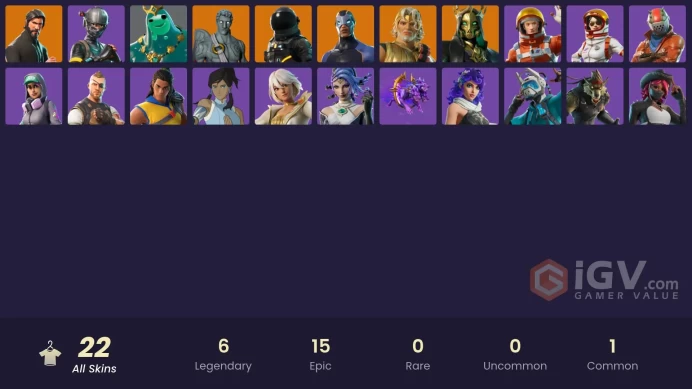 *[PC/XBOX/NINT] | 22 skins | The Reaper | Elite Agent | Love Ranger | Carbide | Dark Voyager | Zeus | Hades | Poseidon | Artemis