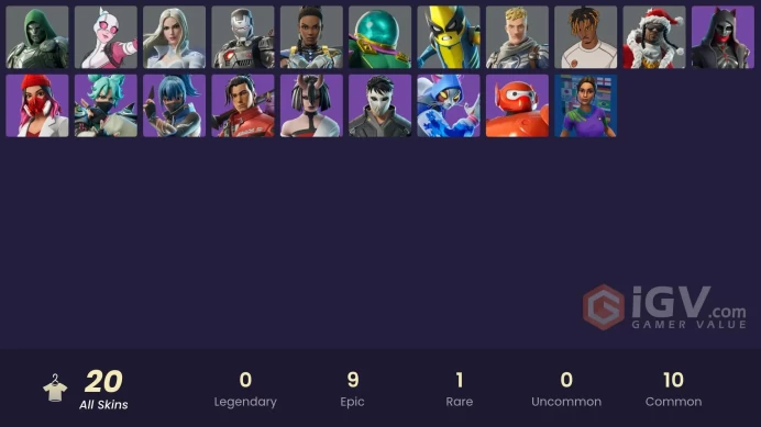 [PC/PSN/XBOX] 20 skins | Get Griddy | Camo War Machine | Black Panther (Shuri) | Dark Gwenpool | Classic Peelverineratii3