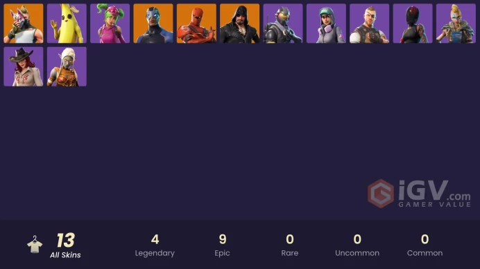 [PC/XBOX/PSN/SWITCH] 13 skins | Rogue Agent | Hybrid | Drift | Carbide | Blackheart | Battlehawk | Zoey | Teknique | Peely | Huntress |