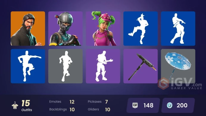 [PC/XBOX/PSN/SWITCH] 15 skins | The Reaper | Elite Agent | Rogue Agent | Dark Voyager | Carbide | Wukong |