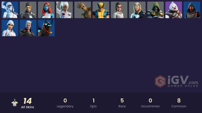 14029[PC/PSN/XBOX]Wolverine|Groot|Tony Stark|Storm|Thor|Jennifer Walters|Mystique|Doctor Doom|Snowmando|Diamond Diva|Centurion