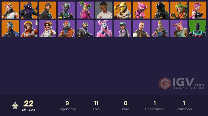 *[PC/PSN/XBOX/NINT] | 22 skins | The Reaper | Elite Agent | Rogue Agent | Raven | Raptor | Carbide | Drift | Rex | Cuddle Team Leader