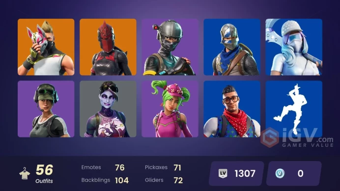 *[PC/XBOX/PSN] 56 skins | Blue Squire | Royale Knight | Elite Agent | Blue Team Leader | Prodigy | Trailblazer |
