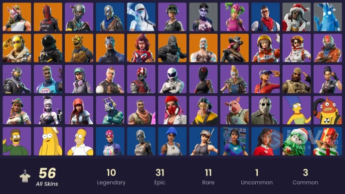 *[PC/XBOX/PSN] 56 skins | Blue Squire | Royale Knight | Elite Agent | Blue Team Leader | Prodigy | Trailblazer |