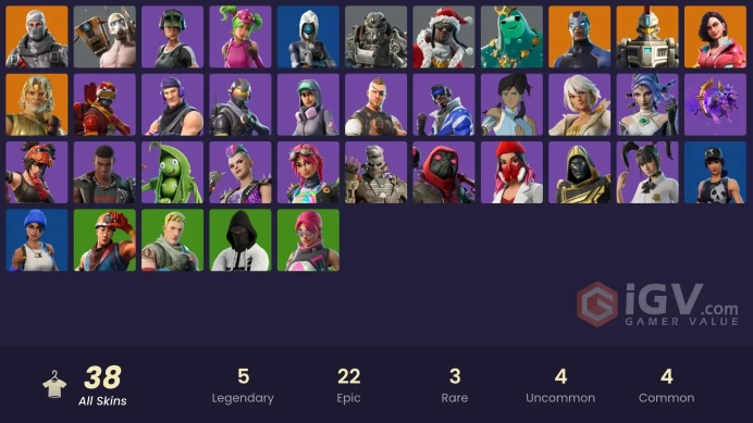 *[PC/XBOX/PSN] 38 skins | OG Cole | Blue Team Leader | Rogue Agent | Havoc | Blue Striker | Sub Commander |