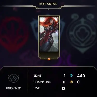 #22 [NO EMAIL ACCESS] - TR - 11 CHAMPIONS - 1 SKINS - 440 BLUE ESSENCE - LAST PLAY JULY 2022 - SAFE 100% - WARRANTY