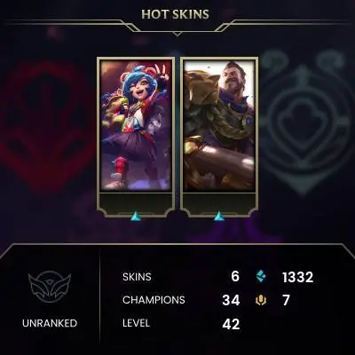 [EUW SERVER] Unranked Smurf Account ◈ UNRANKED ◈ lvl 30 + ◈ 10 Unranked Games ALREADY PLAYED ◈ NO EMAIL ACCESS ◈ EUROPE WEST ◈ #AS06
