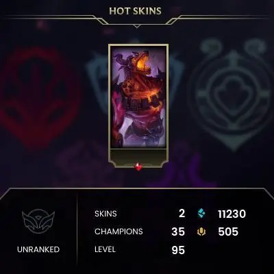 [EUW SERVER] Unranked Smurf Account ◈ UNRANKED ◈ lvl 30 + ◈ 10 Unranked Games ALREADY PLAYED ◈ NO EMAIL ACCESS ◈ EUROPE WEST ◈ #AS07