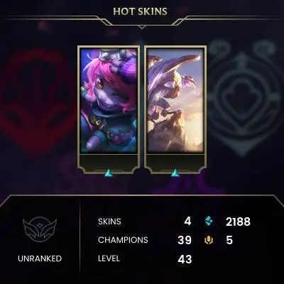 [EUW SERVER] Unranked Smurf Account ◈ UNRANKED ◈ lvl 30 + ◈ 10 Unranked Games ALREADY PLAYED ◈ NO EMAIL ACCESS ◈ EUROPE WEST ◈ #AS10