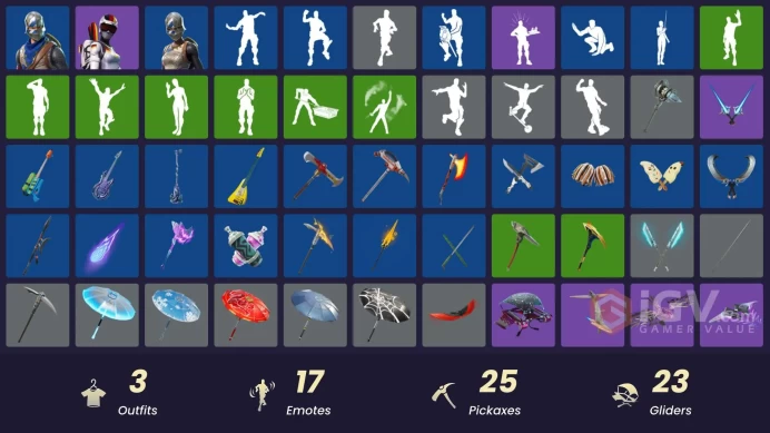 FA - [PSN/XBOX/PC] 3 skins | Blue Squire | Royale Knight | Mogul Master (GER) | Spectra Protector | Shattered Halo Ring | Dreamer's Two-Shot | 
