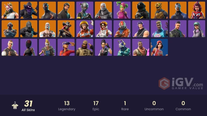 FA - [PSN/XBOX/PC] 31 skins | The Reaper | Elite Agent | Take The L | Sub Commander | Havoc | Ragnarok | Carbide | Raven | Valor | Drift| Omega