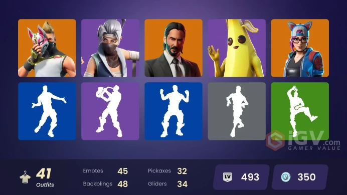 FA - [PSN/XBOX/SWITCH/PC] - 41 skins | John Wick | Ravage | Zenith | Luxe | Drift | Blackheart | Shogun | Ruin | Lynx | Calamity | Rox