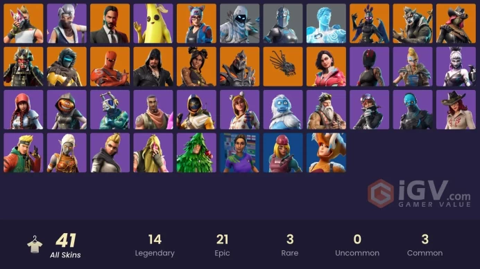 FA - [PSN/XBOX/SWITCH/PC] - 41 skins | John Wick | Ravage | Zenith | Luxe | Drift | Blackheart | Shogun | Ruin | Lynx | Calamity | Rox