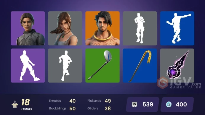 [PC/XBOX/PSN/SWITCH] 18 skins | Raz | Lara Croft (Gold Anniversary) | Santa Dogg | Rebirth Raven | Agent Jones (Jump 88) | 