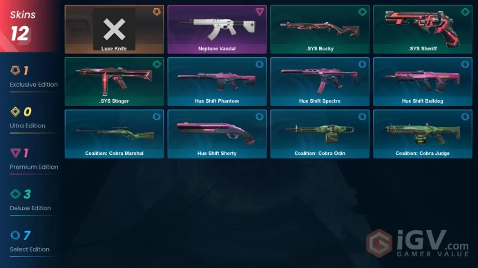 NA SERVER/NEPTUNE VANDAL/LUXE KNIFE/RANKED READY FULL ACCESS/