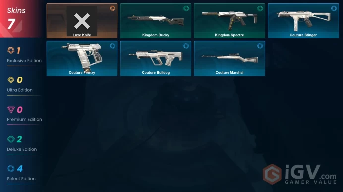 NA SERVER/LUXE KNIFE/KINGDOMS/COUTURES/FULL ACCESS/