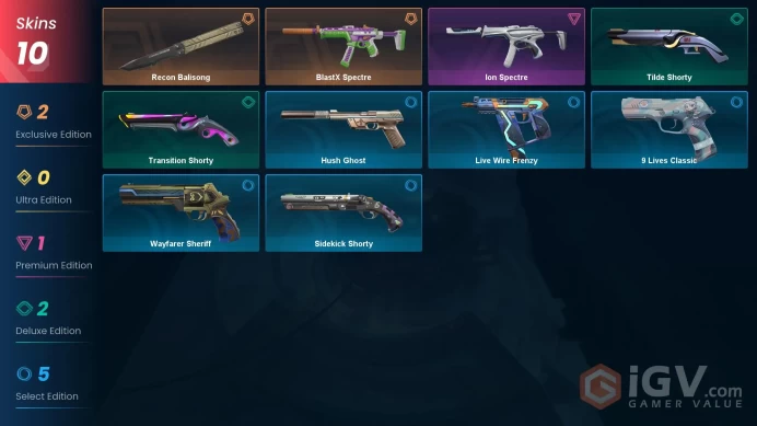 EU SERVER/RECON BALISONG/BLASTX SPECTRE/ION SPECTRE/FR REGION/CHANGEABLE MAIL AND PASSWORD/