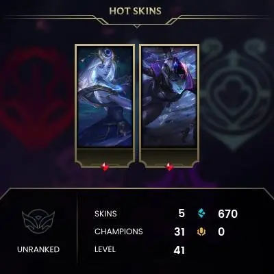 【EuW-Smurf】 Unranked/10 Play Game + Fresh + Changeable Mail + Instant Delivery + Lifetime Warranty + 100% Handmade & Secure + 24/7 Support