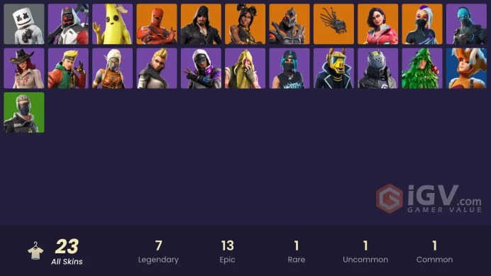 $[PC/XBOX/PSN/NINT] | 23 skins | Double Helix | Rox | Hybrid | Catalyst | Sentinel | Luxe | Blackheart | Ruin | Marshmello | Cobalt