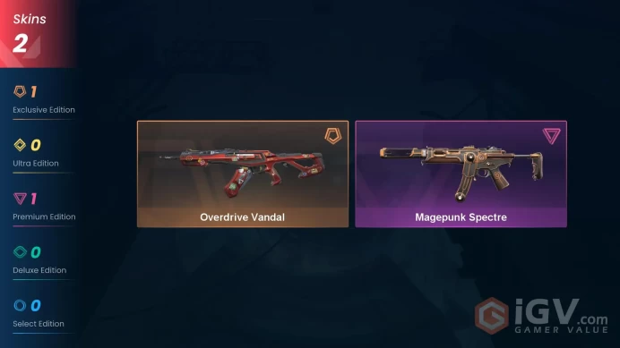 EU SERVER/OVERDRIVE VANDAL/MAGEPUNK SPECTRE/FULL ACCESS/TR REGION CHEAPER VP/