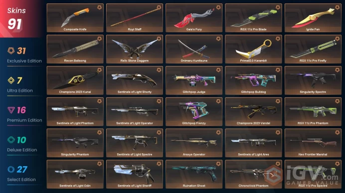 EU SERVER/11 KNIFE/R.E.S SET/ELDERFLAME SET/SENTINEL SET/CHAMPIONS 2023 SET/VALIANT SET/RGX SET/140.000 VP SPEND/FULL ACCESS/LIFE TIME WARRANTY/