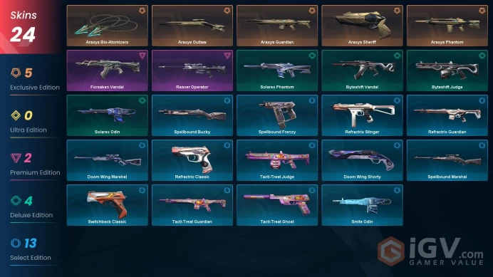 Full araxys 2.0 bundle-Forsaken vandal-Reaver operator-Smite Odin-Lvl 33-Full access.