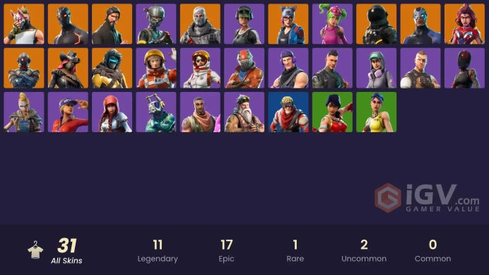FA - [PSN/XBOX/PC] 31 skins | The Reaper | Elite Agent | Sub Commander | Havoc | Trailblazer | Omega | Zenith | Valor | Drift | Take The L