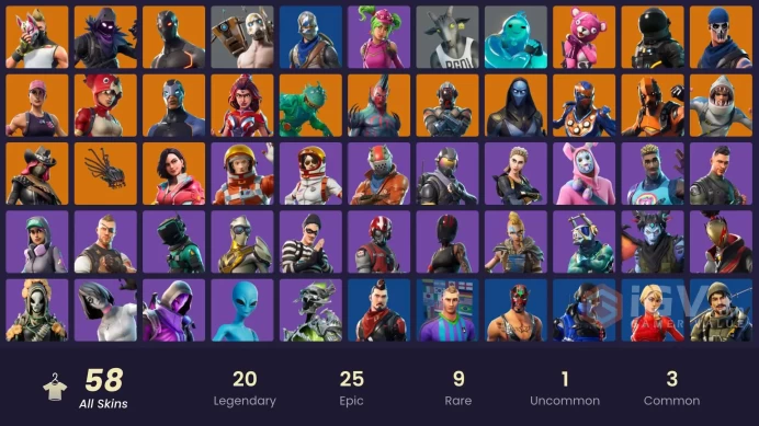 FA - [PSN/PC] 58 skins | OG STW | Blue Squire | Carbon Commando | Rogue Agent | Vertex | Tricera Ops | Omega | Rox | Criterion | Valor | Drift