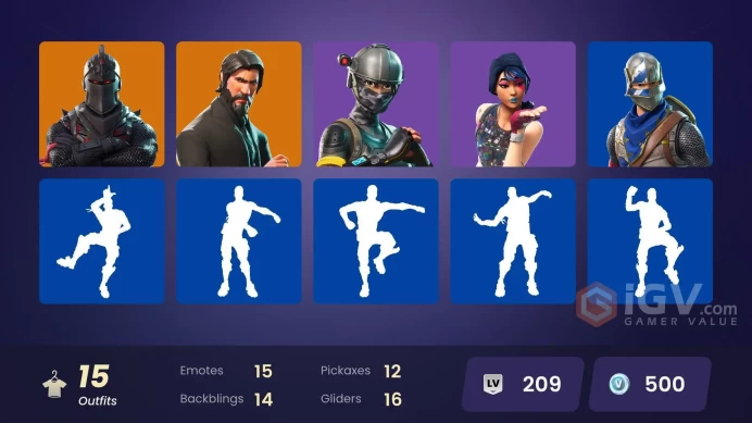 FA - [PSN/XBOX/PC] 15 skins | OG STW | Black Knight | Sparkle Specialist | The Reaper | Blue Squire | Floss | Royale Knight | Elite Agent 