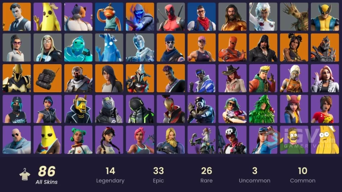 [ALL PLATFORMS]-79 Skin-Cole-OG STW-Midas-Fishstick-FULL ACCESS-
