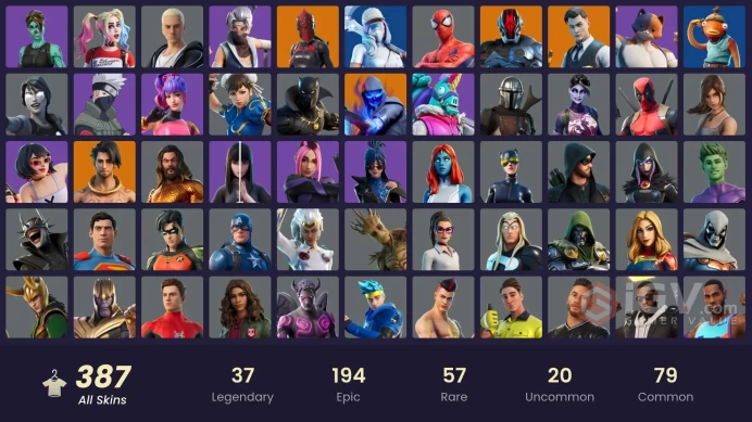 [ALL PLATFORMS]-365 Skin-344 Skin-Chun-Li-FNCS Renegade-Modena Icon-FULL ACCESS-