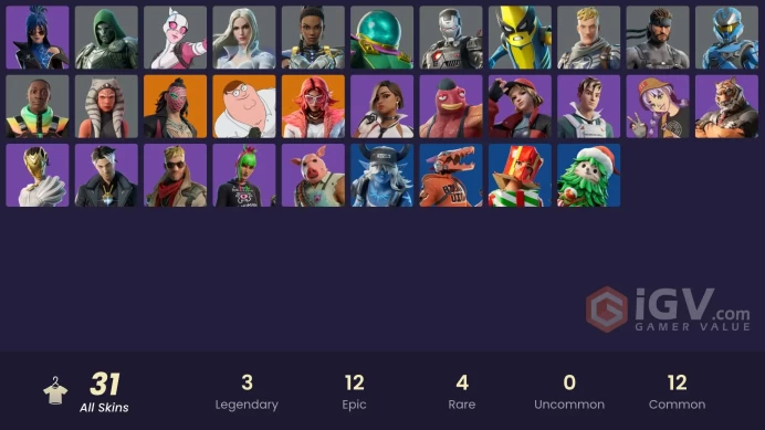 [ALL PLATFORMS]-31 Skin-FULL ACCESS-