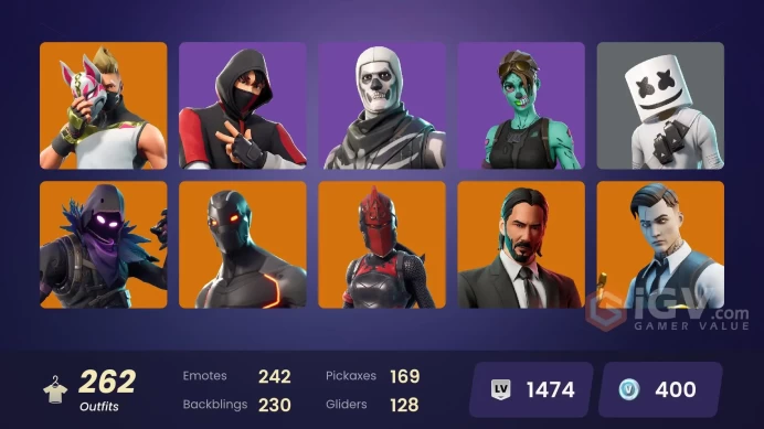 [PSN/NIN/PC] 262 SKINS | OG STW | IKONIK | GRIND | ROGUE AGENT | CLUTCH | SPIKE | STAGE 5 | STAGE 5 | FANCY PETER GRIFFIN (NO HAT) | 