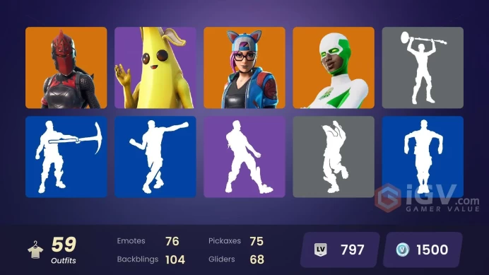 [PC/PSN/XBOX] FA 59 SKINS | PEELY | MERRY MINT AXE | POINT IT OUT | RAGE | STAGE 4 - NO PONYTAIL | STAGE 8 | GOLD | GOLD | STAGE 5 |
