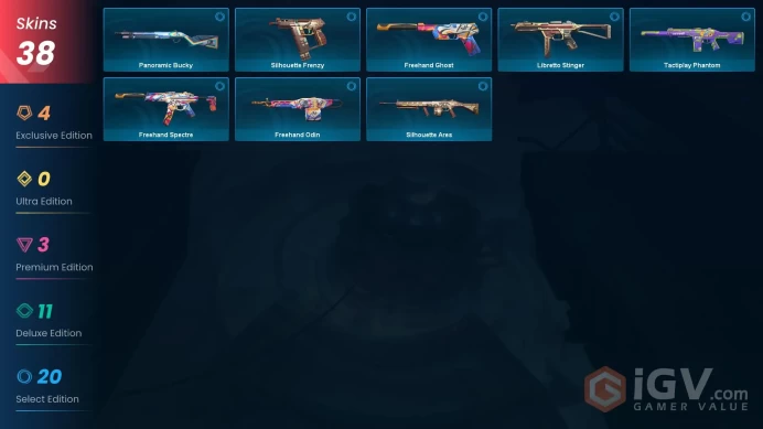Eu/Full Access/Ranked Ready/Kuronami Vandal + Luna's Descent + Gaia's Vengeance Ghost + Gaia's Vengeance Vandal + Reaver Vandal + 33 more